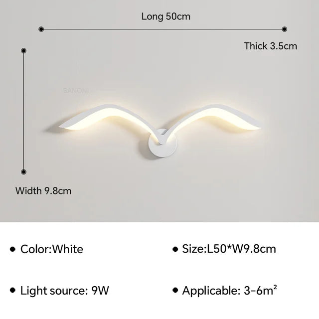 StylishLumina - Modern LED Wall Light