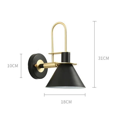 IndustriaGlow - Modern Industrial Iron Wall Light