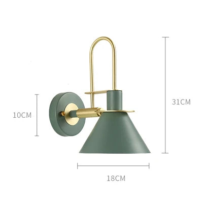 IndustriaGlow - Modern Industrial Iron Wall Light