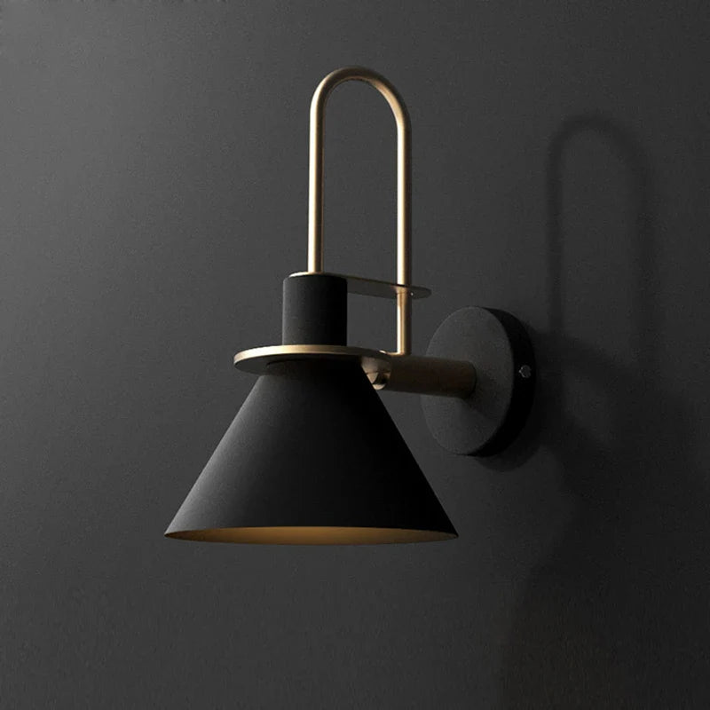 IndustriaGlow - Modern Industrial Iron Wall Light