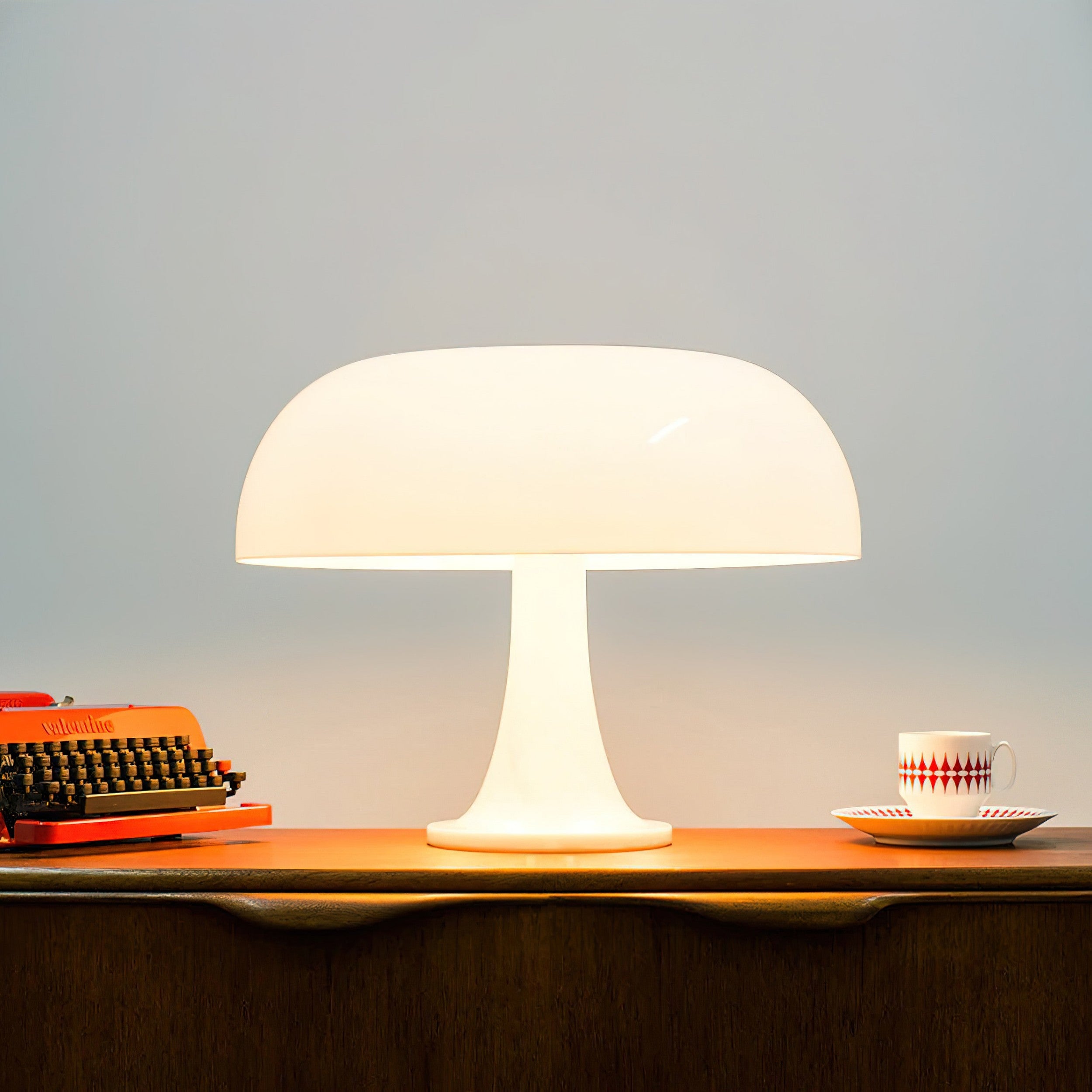 Modern LED Table Lamp - Dimmable Mushroom Design