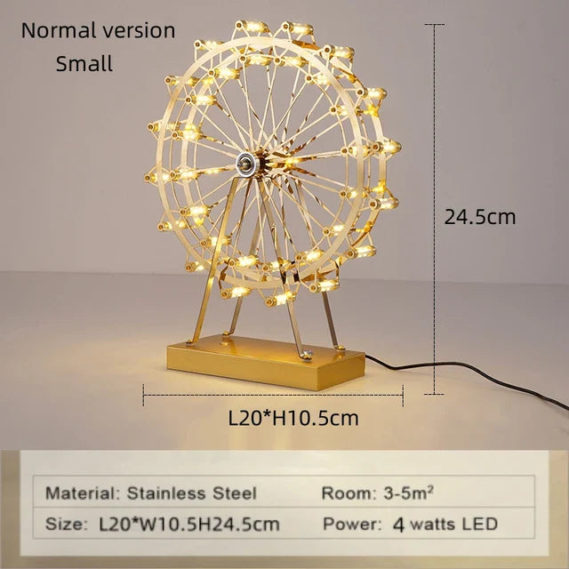 DutchGlow - Giant Ferris Wheel Table Lamp