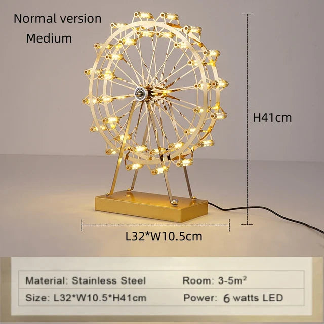 DutchGlow - Giant Ferris Wheel Table Lamp