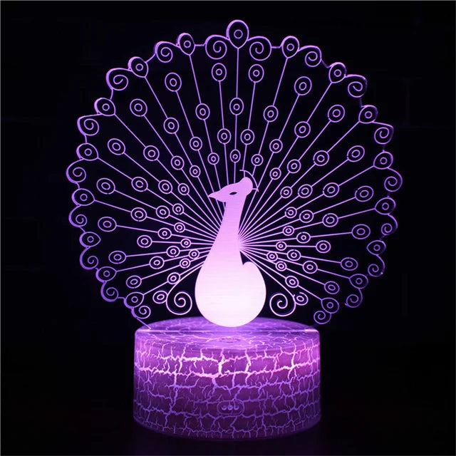 MagicColor - Peacock Dream Night Light