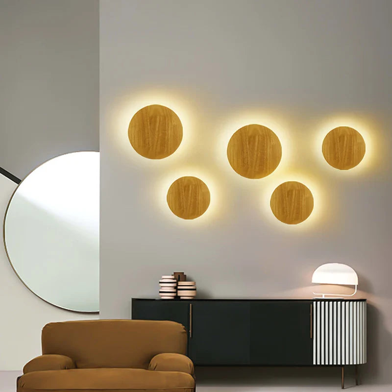 LuxeRadiant - Wall Lamps Made of Nordic Wood