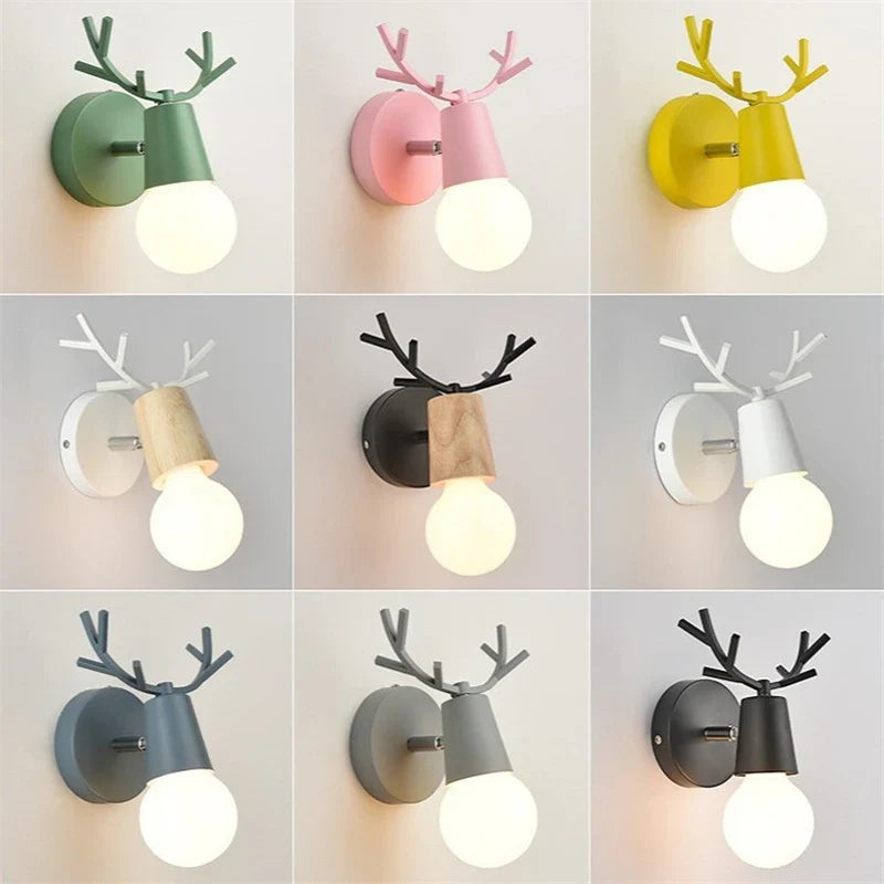 AntlerGlow - Macaron Antler Wall Lamp