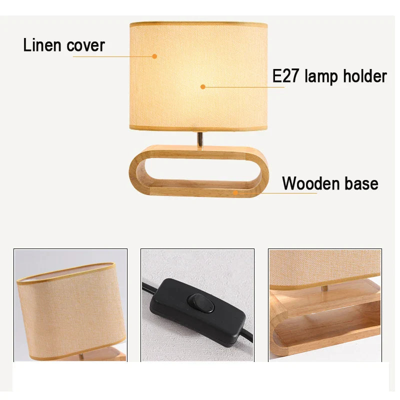 NordicWood - Table lamp made of Nordic wood