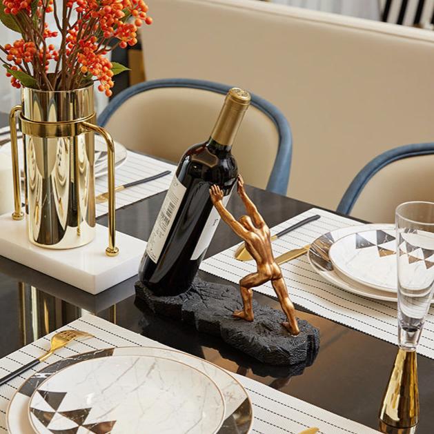 Atlas - Bronze Wine Holder | Elegant Timeless Wine Display Solution