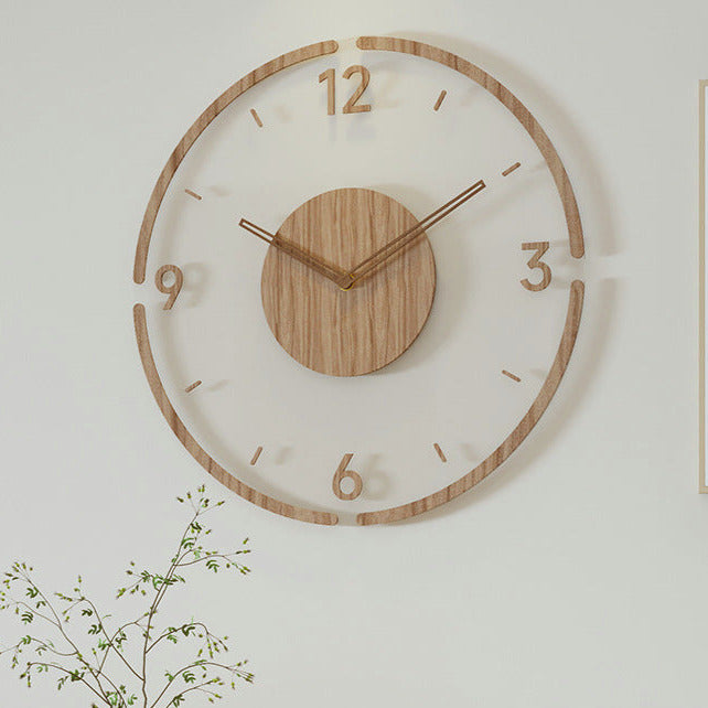 TimeWood - Nordic Stylish Solid Wood Wall Clock | Timeless design with natural elegance