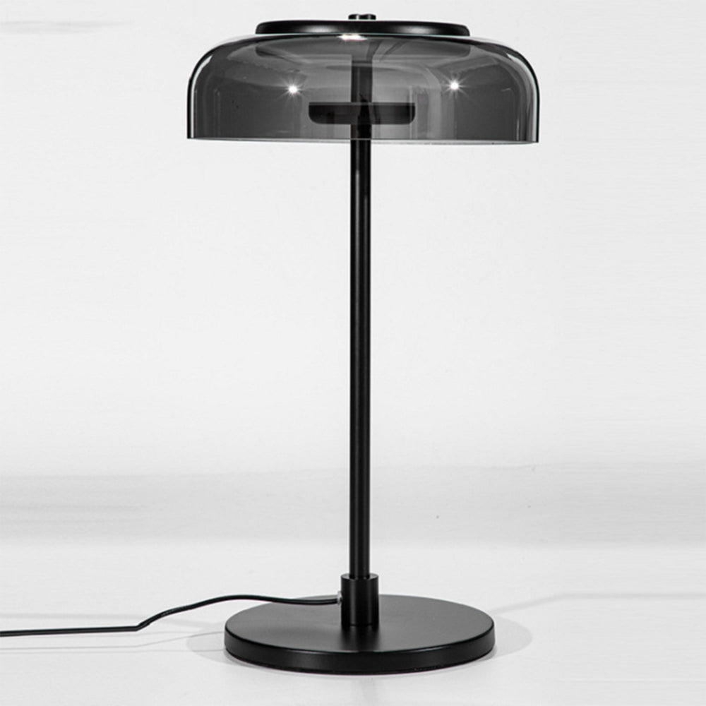 Sleek Nordic Glass Lamp | Modern Table Light for Nightstand