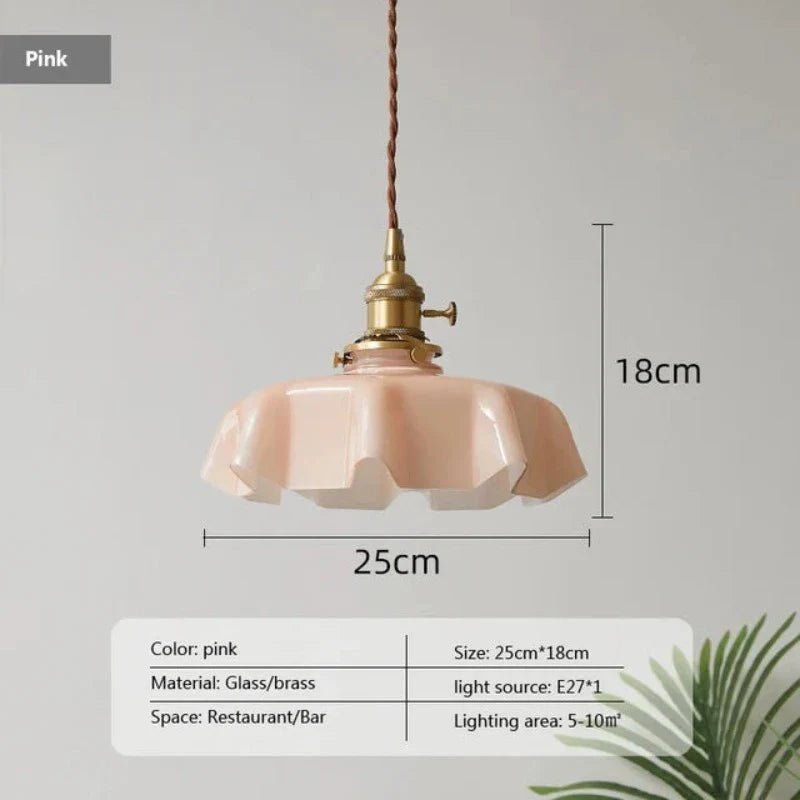 FrenchElegance - Brass Pendant Light