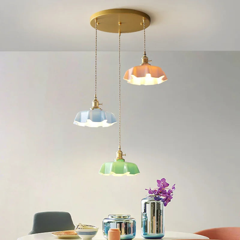 FrenchElegance - Brass Pendant Light