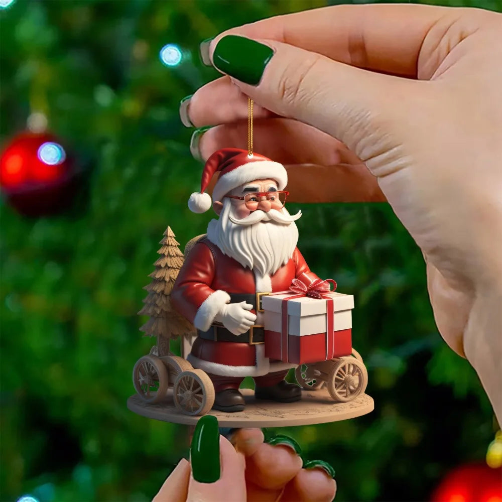 FestiveClaus | Hanging Santa Claus Christmas Ornament