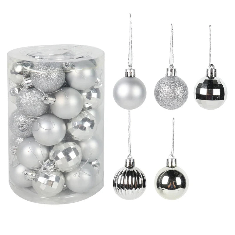 VibrantHoliday | Christmas Tree Bauble Ornament Set