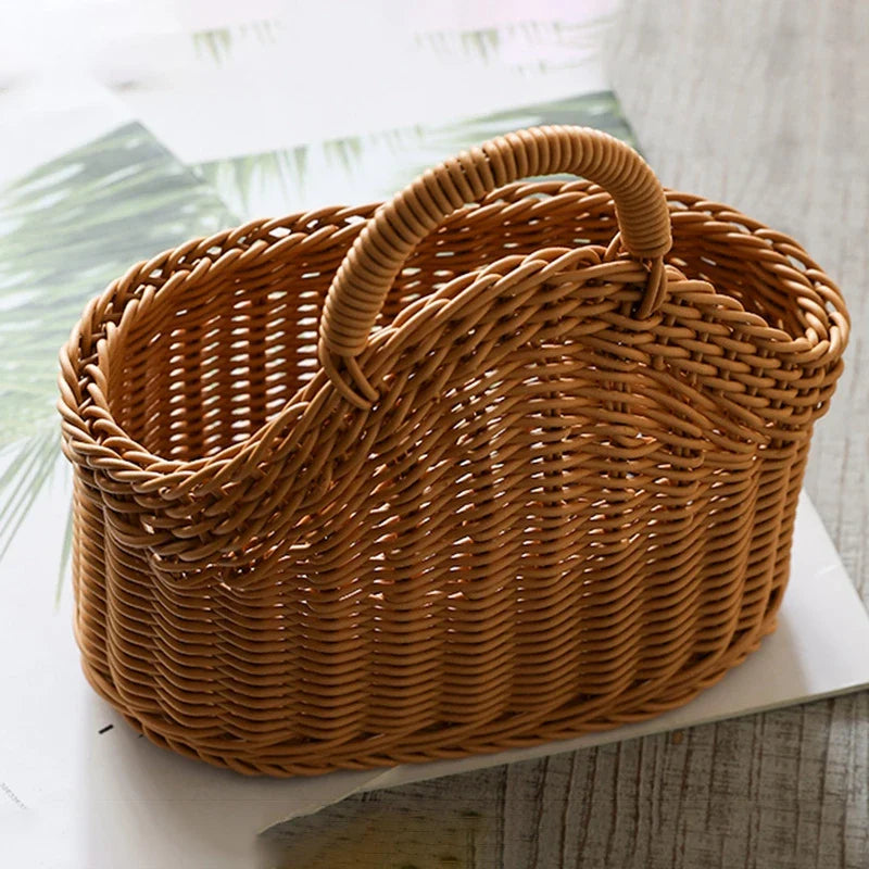 NatureNest - Rattan Basket | Handcrafted & Eco-Friendly Storage Solution