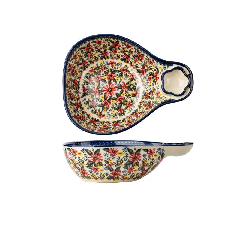 Tuscan Ceramic Bowl - Decorative Kitchenware | Elegant Functional Dining Solution