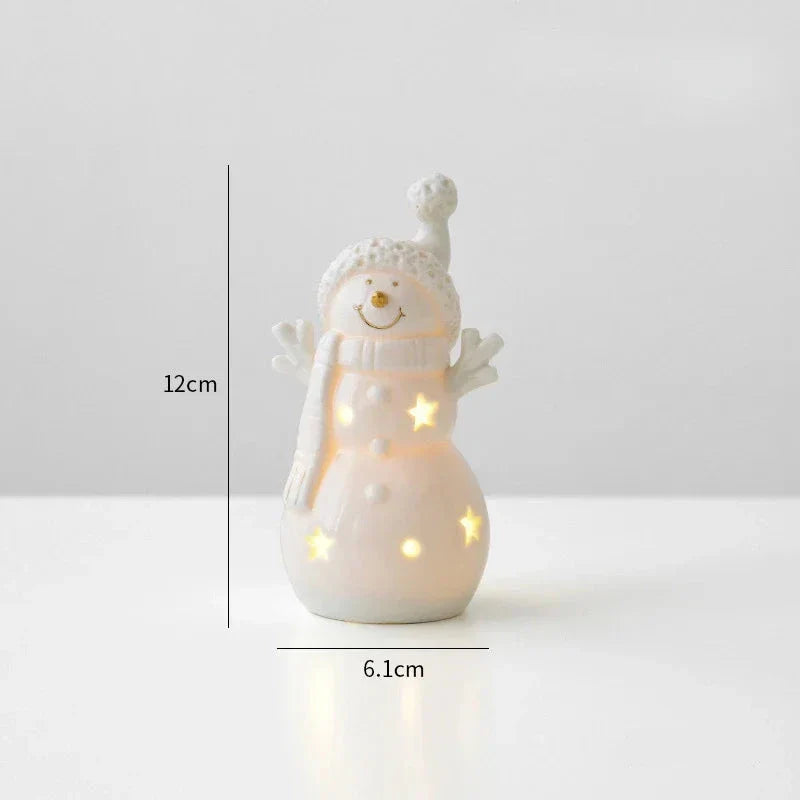 Snowman Glow - Ceramic Light-up Snowman