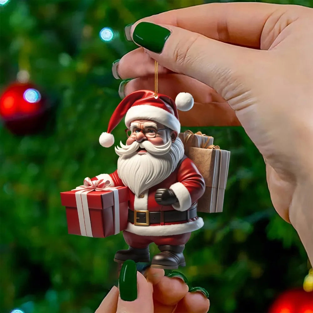 FestiveClaus | Santa Claus Hanging Christmas Ornament