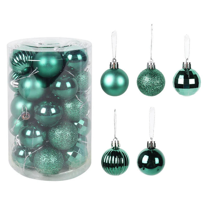 VibrantHoliday | Christmas Tree Bauble Ornament Set