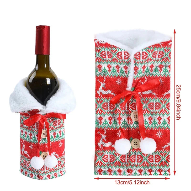 Wine Warmer - Wine Bottle Cover for Christmas