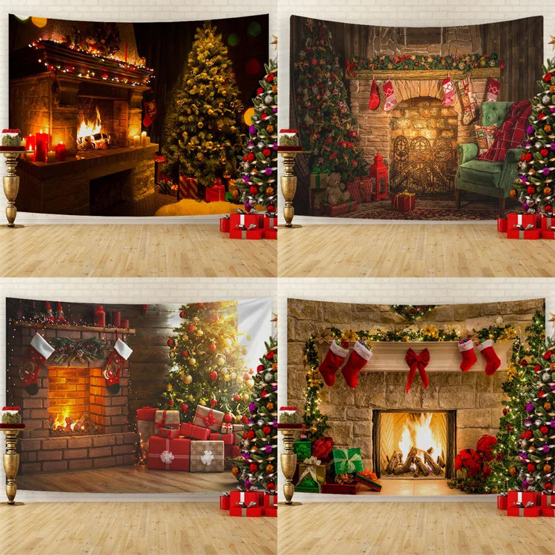 FestiveScape | Christmas Large Tapestry