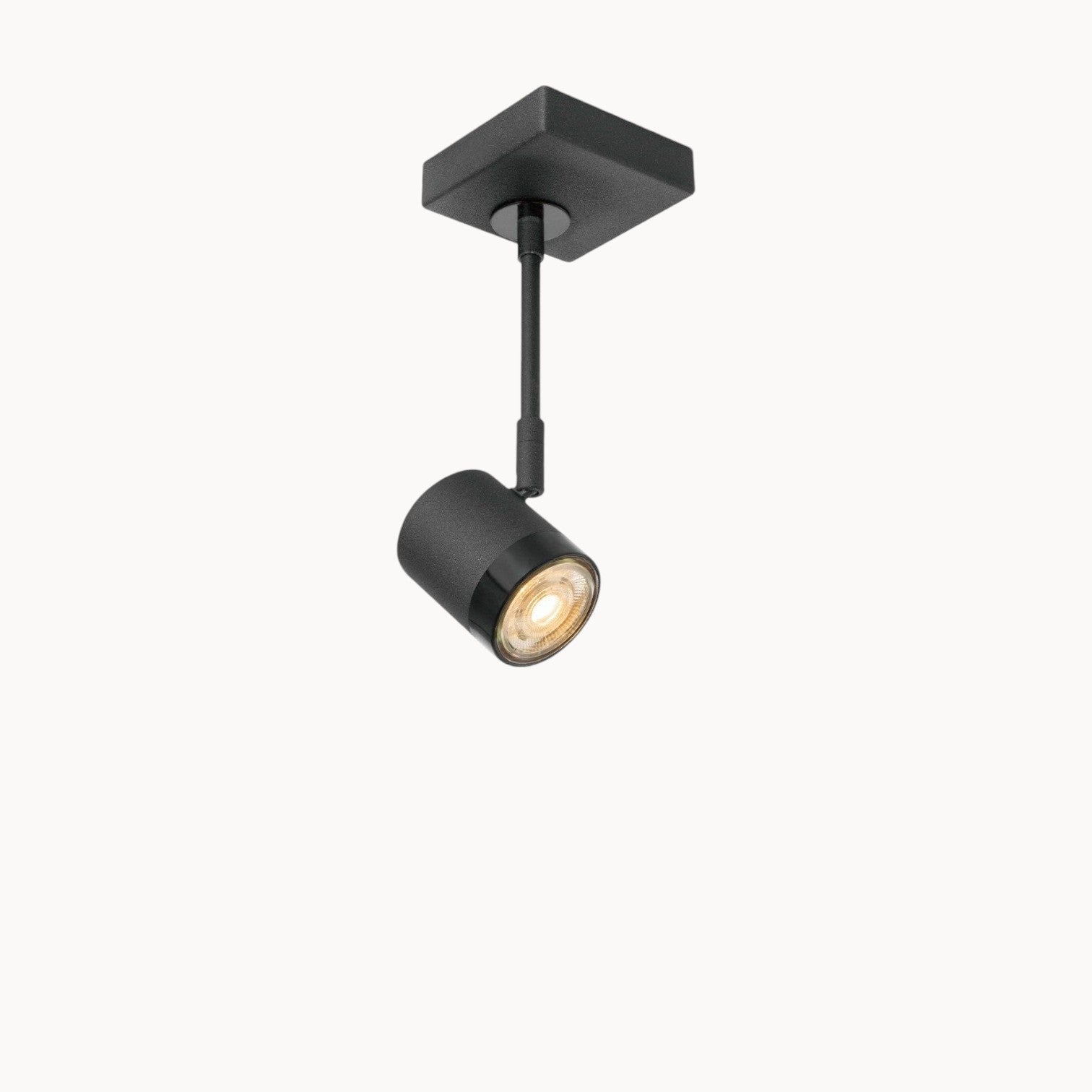 Home Sweet Home LED Surface Spot Light Manu - including dimmable LED bulb - black