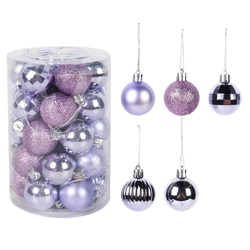 VibrantHoliday | Christmas Tree Bauble Ornament Set