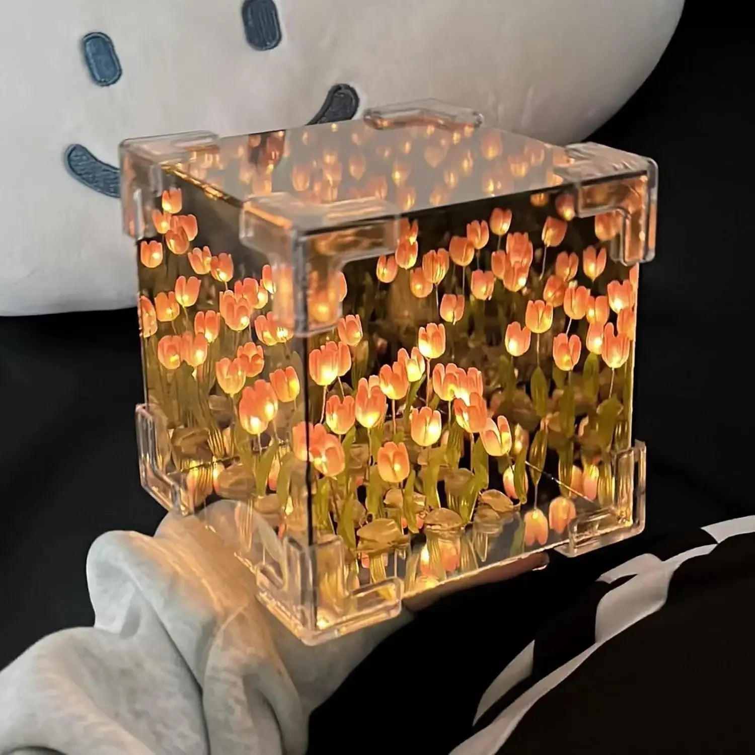 TulipGarden | DIY Mirror Cube Lamp