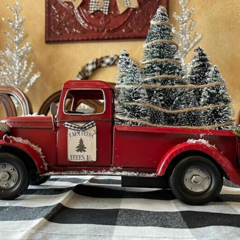 Retro - Holiday Ornament Red Truck