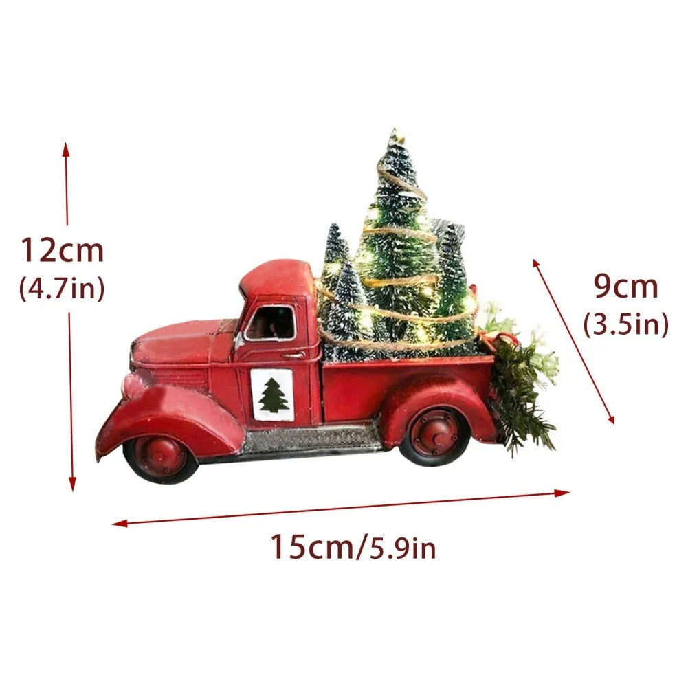 Retro - Holiday Ornament Red Truck