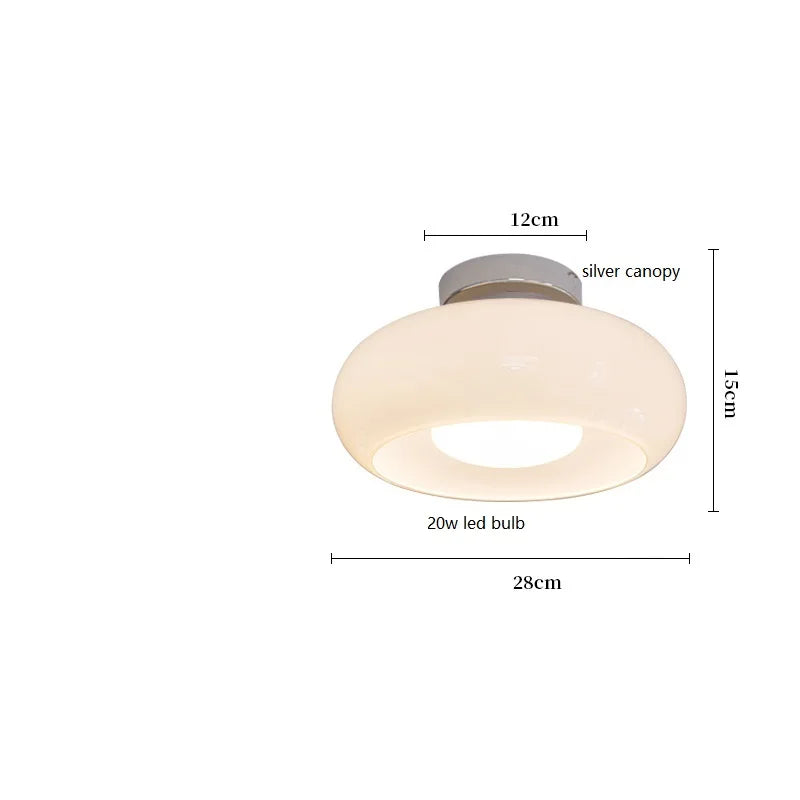 Elegant Glass Copper Pendant Light | E27 bulb | Nordic Modern