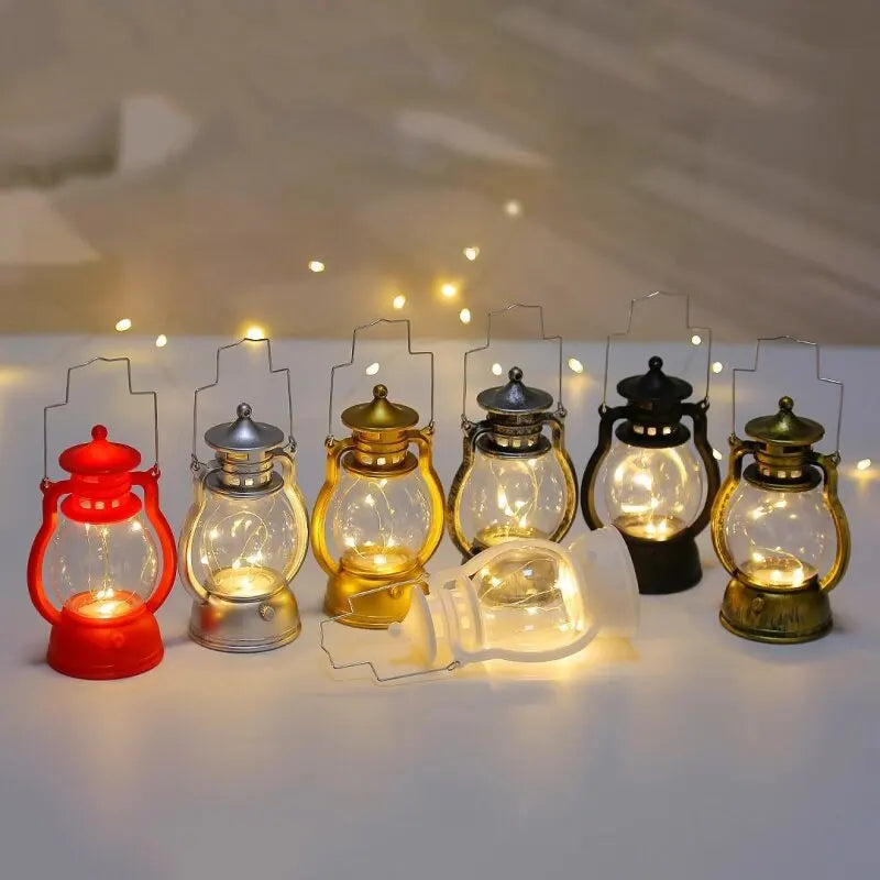 AntiqueAura | Battery-Powered Hanging Lantern