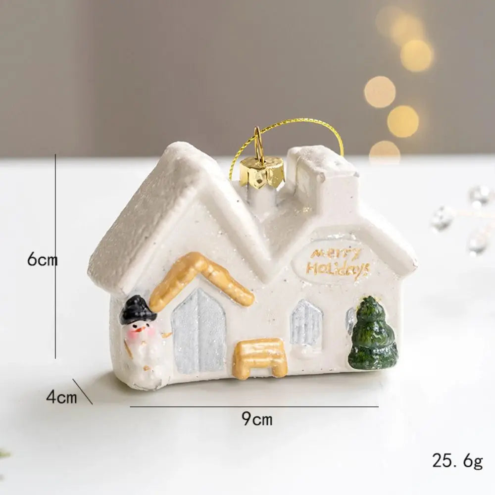 Snowman Haven - Snowman House Pendant