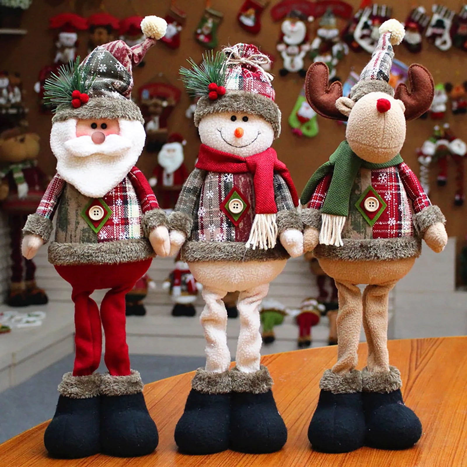 PartyLight - Plush Christmas Figurines for Babies