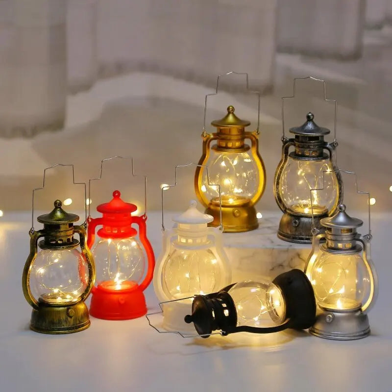 AntiqueAura | Battery-Powered Hanging Lantern