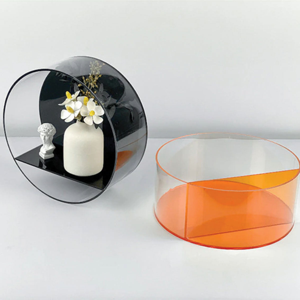 Acrylic display case | Transparent, durable, compact - Ideal for figures, bedrooms & entrance areas