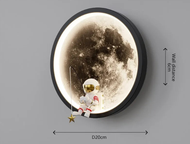 MoonBeam - LED Moon Wall Light