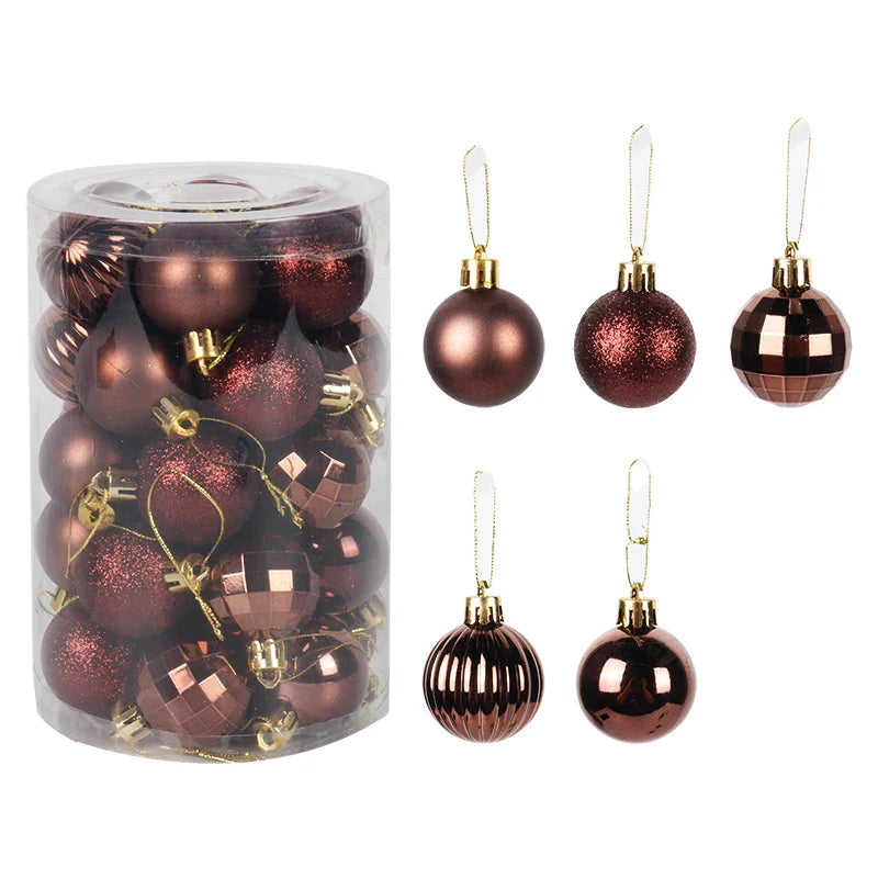 VibrantHoliday | Christmas Tree Bauble Ornament Set