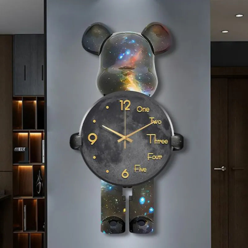 BearClock - Bright Cartoon Bear Bell