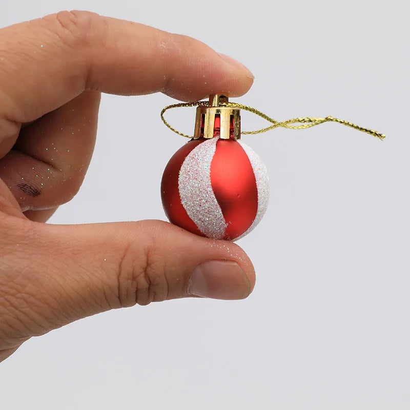 CharmingChristmas | Tiny Painted Christmas Ornaments