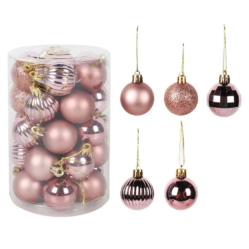 VibrantHoliday | Christmas Tree Bauble Ornament Set