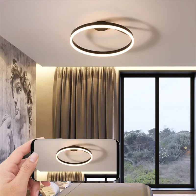 AuraSphere | Modern Round Ceiling Light