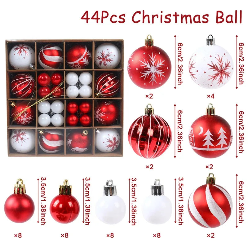 ShinyHoliday | Metallic Christmas Ball Ornaments