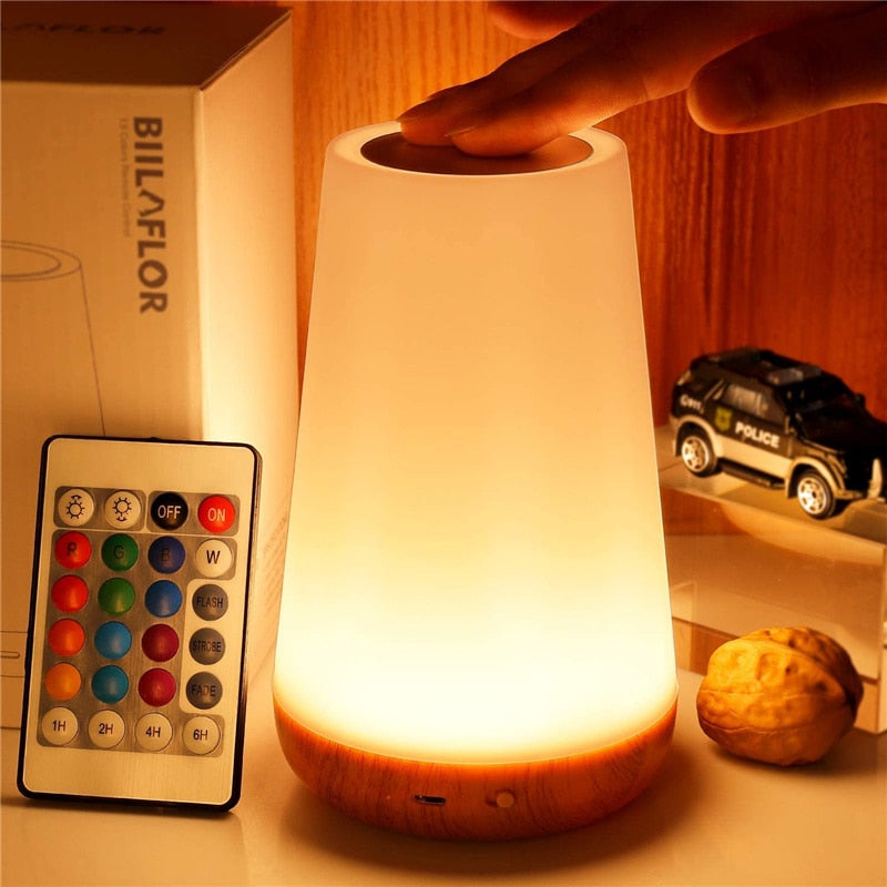 Touch Night Light | Rechargeable USB, Color Changing, Touch Sensor