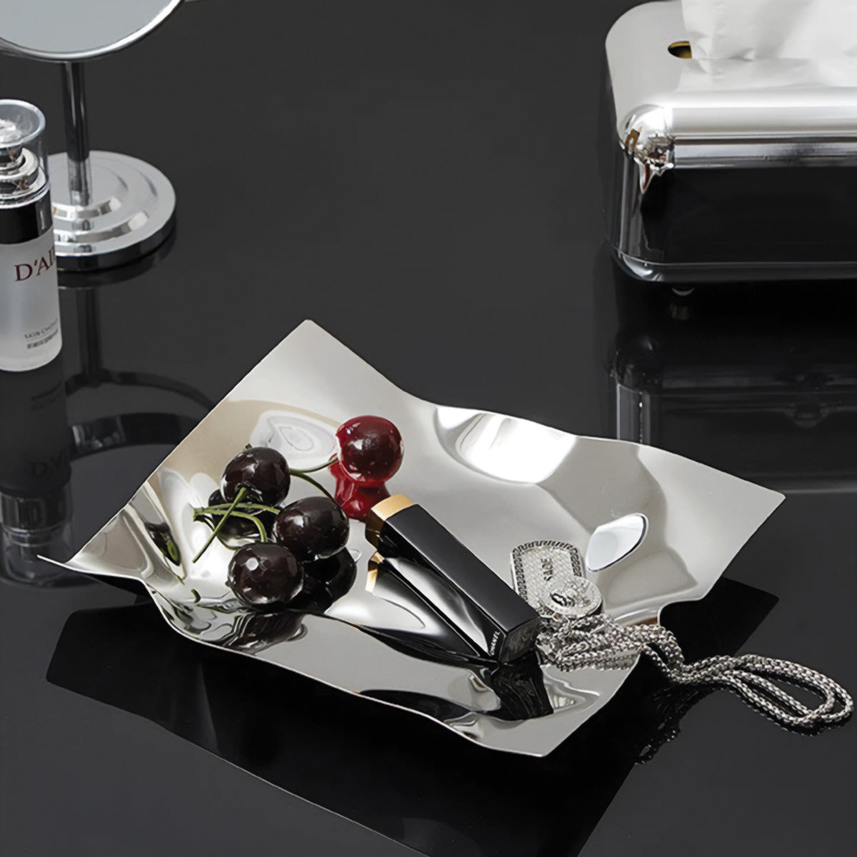 Silvro Decorative Tray | Elegant Accent for Stylish Homes