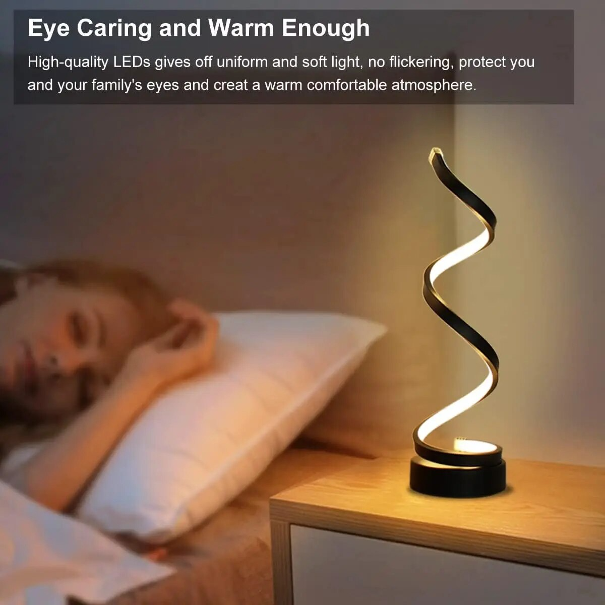 Curved LED Desk Lamps | Modern Eye Protection Lighting