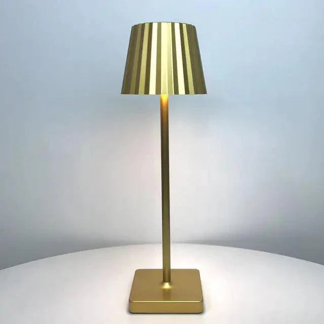 Wireless LED Table Lamp | USB Charging, Dimmable & Aluminum Alloy