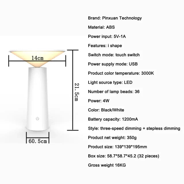 RemoteGlow - Wireless Table Lamp