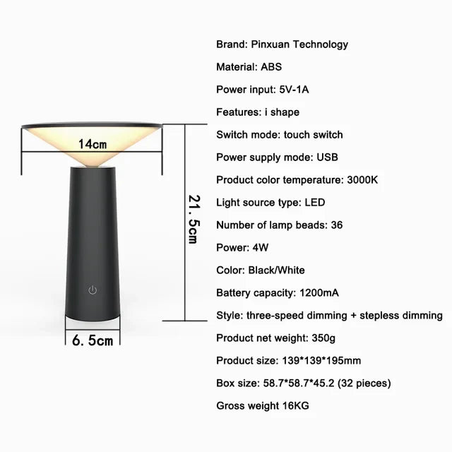 RemoteGlow - Wireless Table Lamp