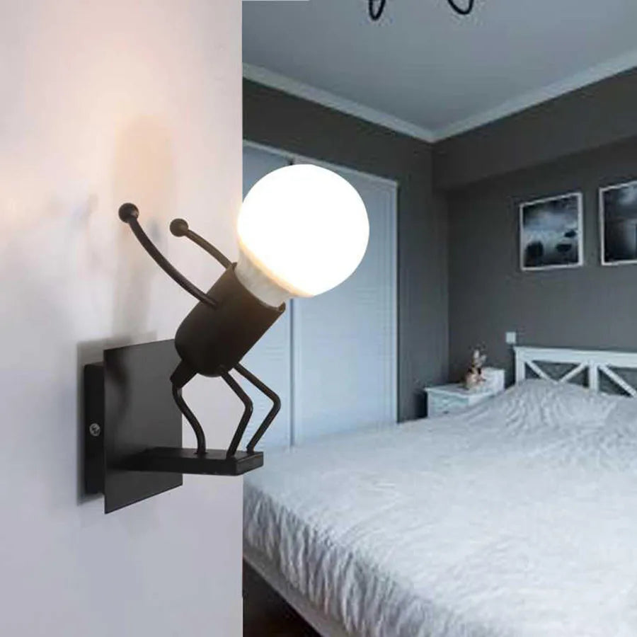 IronBuddy - Creative Robot Wall Lamp